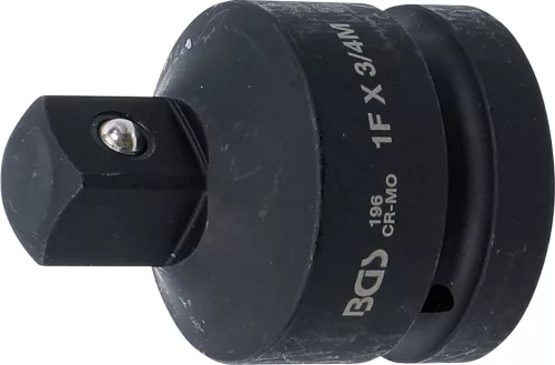 BGS levegős dugókulcs adapter 25 mm (1") - 20 mm (3/4")