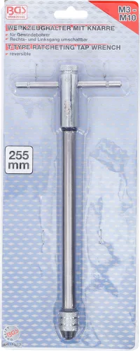BGS szerszámtartó csúszó fogantyúval menetfúróhoz M3 - M10 255 mm