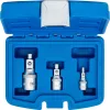 BGS hosszabbító készlet mágneses tartóval 6,3 mm (1/4") / 10 mm (3/8") / 12,5 mm (1/2") 3 darabos