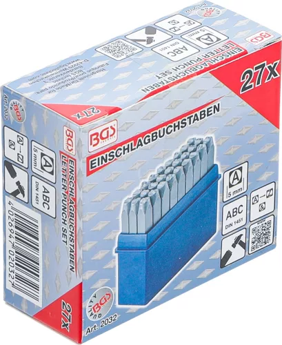 BGS betűbeütő 5 mm