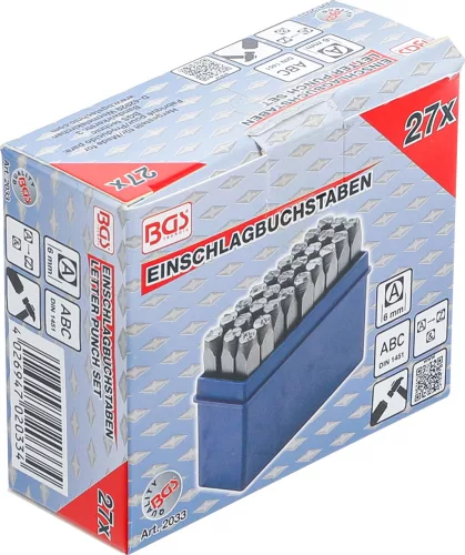 BGS betűbeütő 6 mm