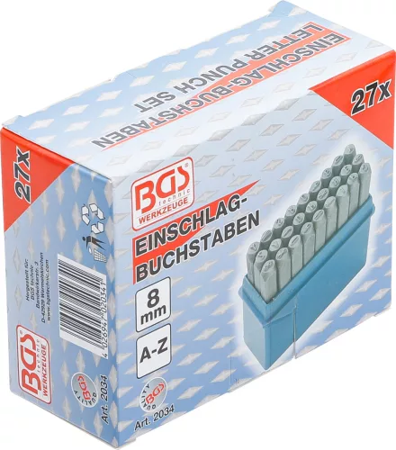BGS betűbeütő 8 mm