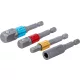 BGS adapterkészlet fúrógépekhez: 6,3(1/4"),10(3/8"),12,5(1/2"); belső 6,3(1/4") 4 db