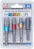 BGS adapterkészlet fúrógépekhez: 6,3(1/4"),10(3/8"),12,5(1/2"); belső 6,3(1/4") 4 db