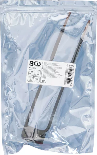 BGS indukciós tekercs indukciós fűtőkészülékhez 25 mm 90°-ban hajlított a BGS 2169, 3390, 3391-hez