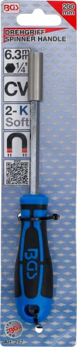 BGS nyeles hajtószár behajtófejekhez 6,3 mm (1/4") 200 mm