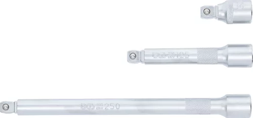 BGS billenős hosszabbító készlet 12,5 mm (1/2") 50 / 125 / 250 mm 3 darabos