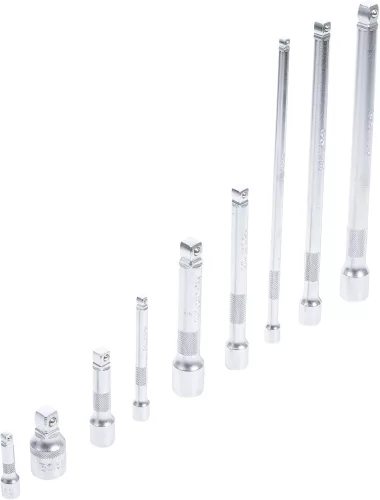 BGS billenős hosszabbító készlet 6,3 mm (1/4"), 10 mm (3/8"), 12,5 mm (1/2") 9 darabos