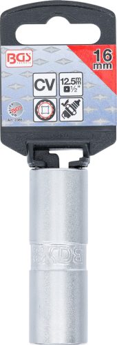 BGS gyújtógyertya kulcs tartógumival, tizenkétszögletű 12,5 mm (1/2") 16 mm