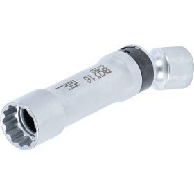 BGS gyújtógyertya csuklós toldat, tizenkétszögletű, tartórugóval 10 mm (3/8") 16 mm