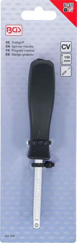 BGS nyeles hajtószár 6,3 mm (1/4") 150 mm