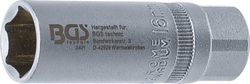 BGS gyújtógyertya kulcs, hatszögletű 12,5mm (1/2") 16mm