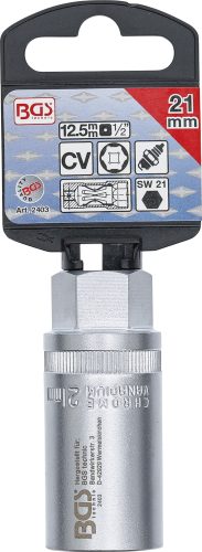 BGS gyújtógyertya kulcs, hatszögletű 12,5mm (1/2") 21mm