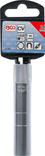 BGS gyújtógyertya kulcs mágnessel, tizenkétszögletű, hosszú 10 mm (3/8") 14 mm
