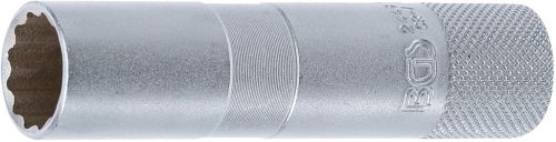 BGS gyújtógyertya kulcs tartógumival, tizenkétszögletű, hosszú 10 mm (3/8") 16 mm