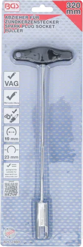 BGS gyertyafoglalat kiszedő kulcs a VAG / Mercedes-Benz esetében 320 mm