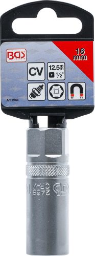 BGS gyújtógyertya kulcs mágnessel, hatszögletű 12,5 mm (1/2") 16 mm