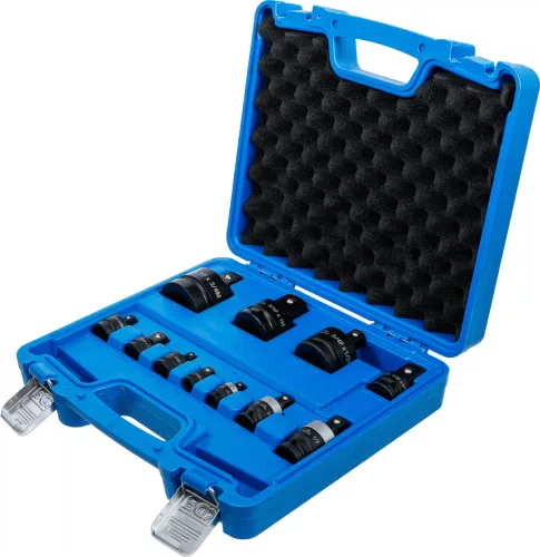 BGS dugókulcs-átalakító és gömbcsukló készlet 6,3 mm (1/4") - 25 mm (1") 11 darabos