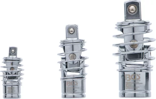 BGS kardáncsukló készlet rugóval 6,3 mm (1/4") / 10 mm (3/8") / 12,5 mm (1/2") 3 darabos