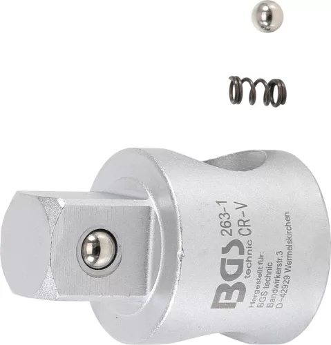 BGS csúszó adapter hosszabbítókhoz 20 mm (3/4")