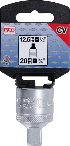 BGS dugókulcs-adapter 20 mm (3/4") - 12,5 mm (1/2")