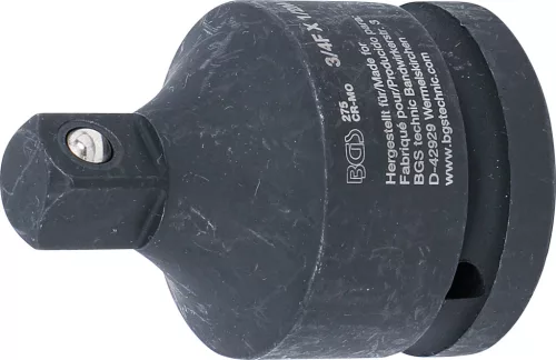BGS levegős dugókulcs adapter 20 mm (3/4") - 12,5 mm (1/2")