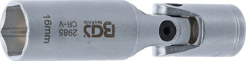 BGS izzítógyertya-hajtókar hatszögletű betét 10 mm (3/8") 16 mm