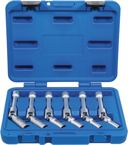 BGS univerzális hajtókaros gyertyakulcskészlet, hatszögletű 10mm (3/8") 8 - 16mm 6 darabos