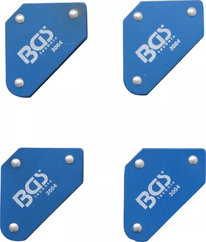 BGS miniatűr mágneses tartó készlet 45° - 90° - 135° 4 darabos