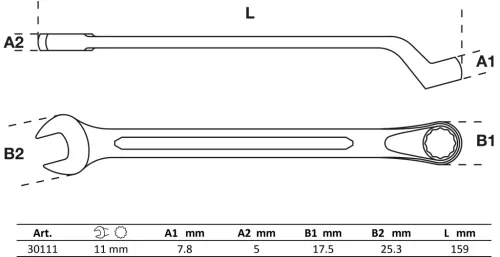 BGS tartósín dugókulcsbetétekhez mágneses 6,3 mm (1/4")