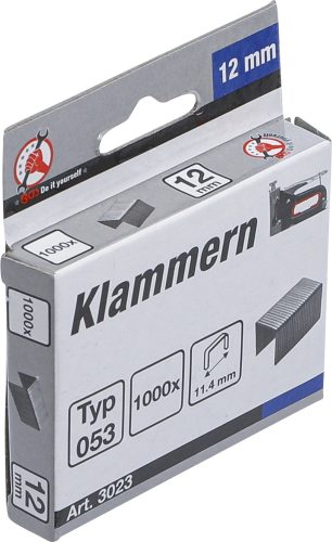 BGS kapcsok típus: 53 12 x 11,4 mm 1000 db