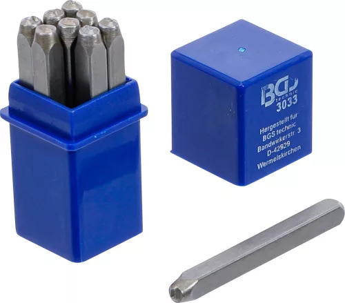 BGS számbeütő 3 mm
