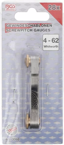 BGS menetsablon 28 lap Whitworth 4G - 62G