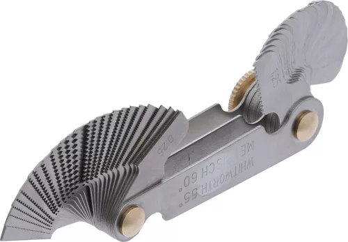 BGS dupla menetsablon, 52 lap metrikus 0,25 - 6,0 mm, Whitworth 4G - 62G
