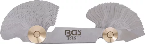 BGS dupla menetsablon, 52 lap metrikus 0,25 - 6,0 mm, Whitworth 4G - 62G