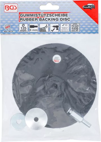 BGS gumi alátétlap Ø 125 mm