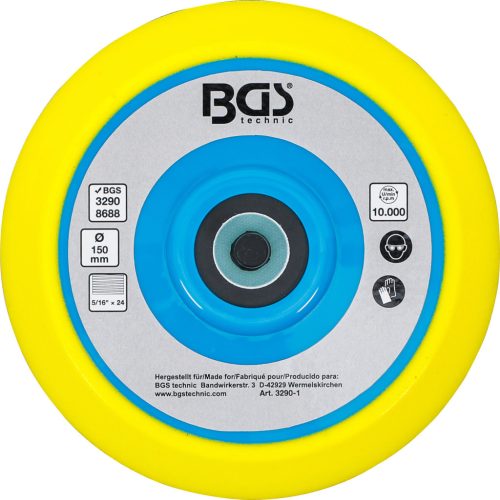 BGS tépőzáras tárcsa a BGS 3290 / 8688-hez Ø 150 mm