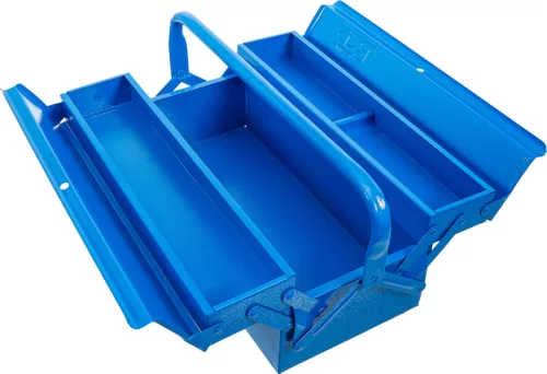 BGS fém szerszámosdoboz üres 420 x 200 x 150 mm 3 rekeszes