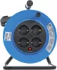 BGS kábeldob 15 m 3 x 1,5 mm² 4 csatlakozóaljzat IP 20 3000 W