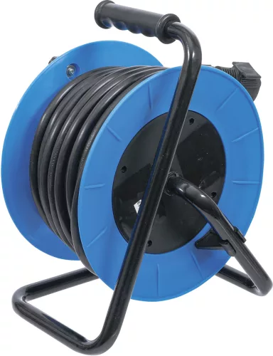 BGS kábeldob 15 m 3 x 1,5 mm² 4 csatlakozóaljzat IP 20 3000 W