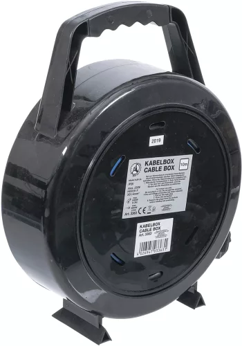 BGS kábeldoboz 10 m 3 x 1,5 mm² 4 csatlakozóaljzat IP 20 3000 W