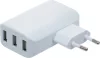 BGS univerzális USB-töltőkészülék 3 USB-port max 3,4 A összesen max. 2,4 A / USB 110 - 240 V
