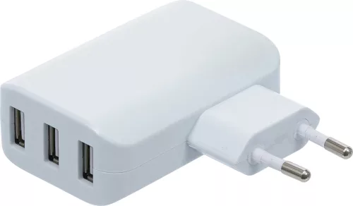 BGS univerzális USB-töltőkészülék 3 USB-port max 3,4 A összesen max. 2,4 A / USB 110 - 240 V