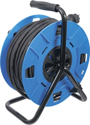BGS kábeldob 50 m 3 x 1,5 mm² 4 csatlakozóaljzat zárósapkával IP 44 3500 W