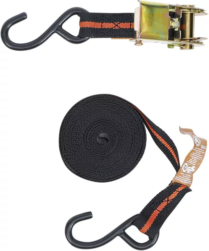 BGS racsnis rakományrögzítő 2 nehéz horoggal 5 m x 24 mm