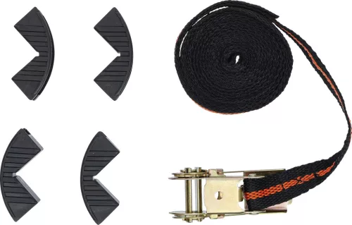 BGS racsnis rakományrögzítő 4 védőpofával 5 m x 25 mm