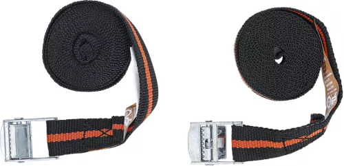 BGS rakományrögzítő hevederkészlet gyorszárral 2,5 m x 25 mm 2 darabos