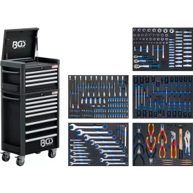 BGS profi Standard Maxi műhelykocsi 12 fiók 263 szerszámmal