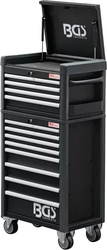 BGS profi Standard Maxi műhelykocsi 12 fiók 263 szerszámmal