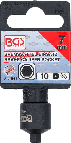 BGS féknyereg kulcs Belső hatszögletű extra rövid 7 mm